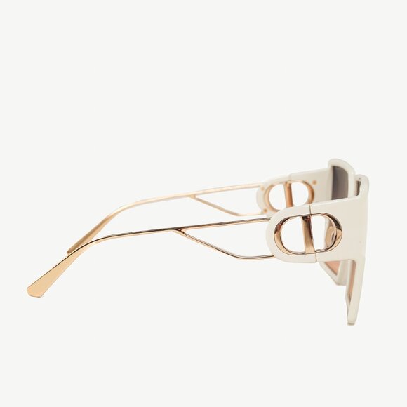 Dior 30Montaigne SU 95B2 White CD Geometric-Square Sunglasses - Picture 4 of 12